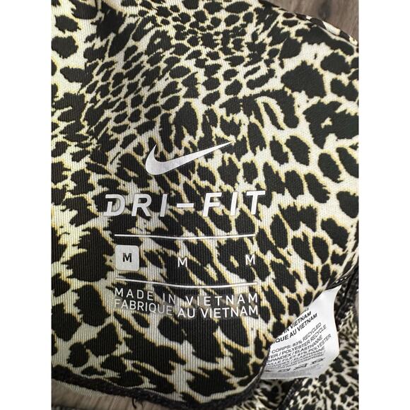 Nike Women’s Full-Length Leggings Size Medium Animal Print Cheetah Leopard EUC - Picture 3 of 3